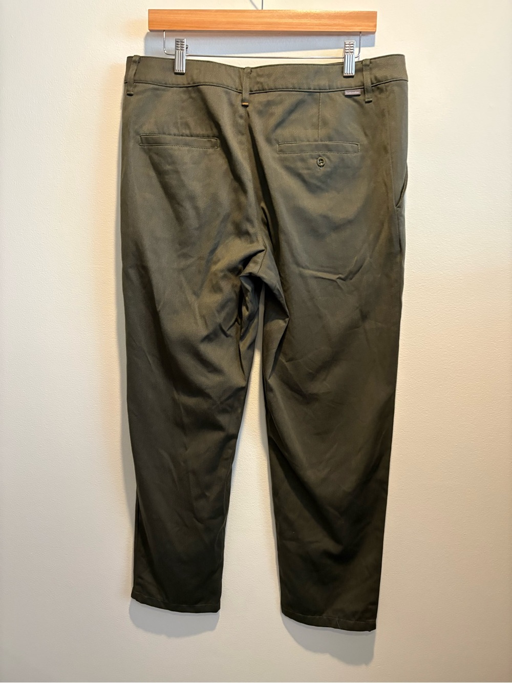 Icebreaker || Merino Wool Trousers Chinos Pants Olive Green 34 - Picture 3 of 8